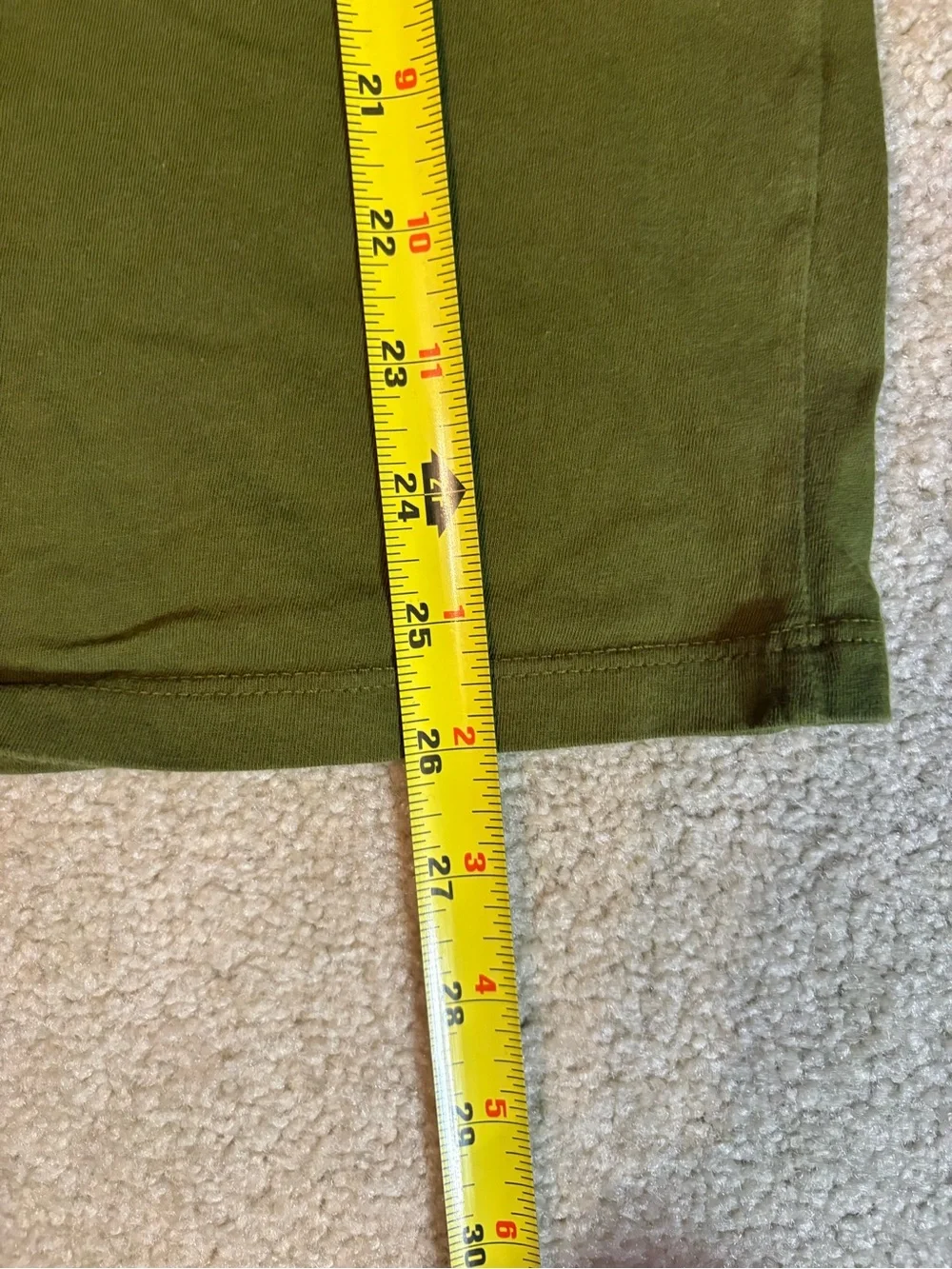 The North Face olive green